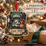 Personalized First Summit Medal Pack Acrylic Ornament — Gift inspiration