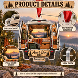 Personalized Camper Van Adventure Acrylic Ornament — How to order