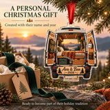 Personalized Camper Van Adventure Acrylic Ornament — Gift inspiration