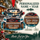 Personalized Wake Boat Weekend Acrylic Ornament — Personalization guide