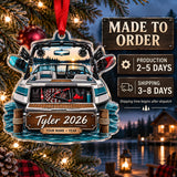 Personalized Wake Boat Weekend Acrylic Ornament — Production and delivery