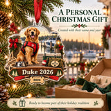 Personalized Boat Dog First Mate Acrylic Ornament — Gift inspiration