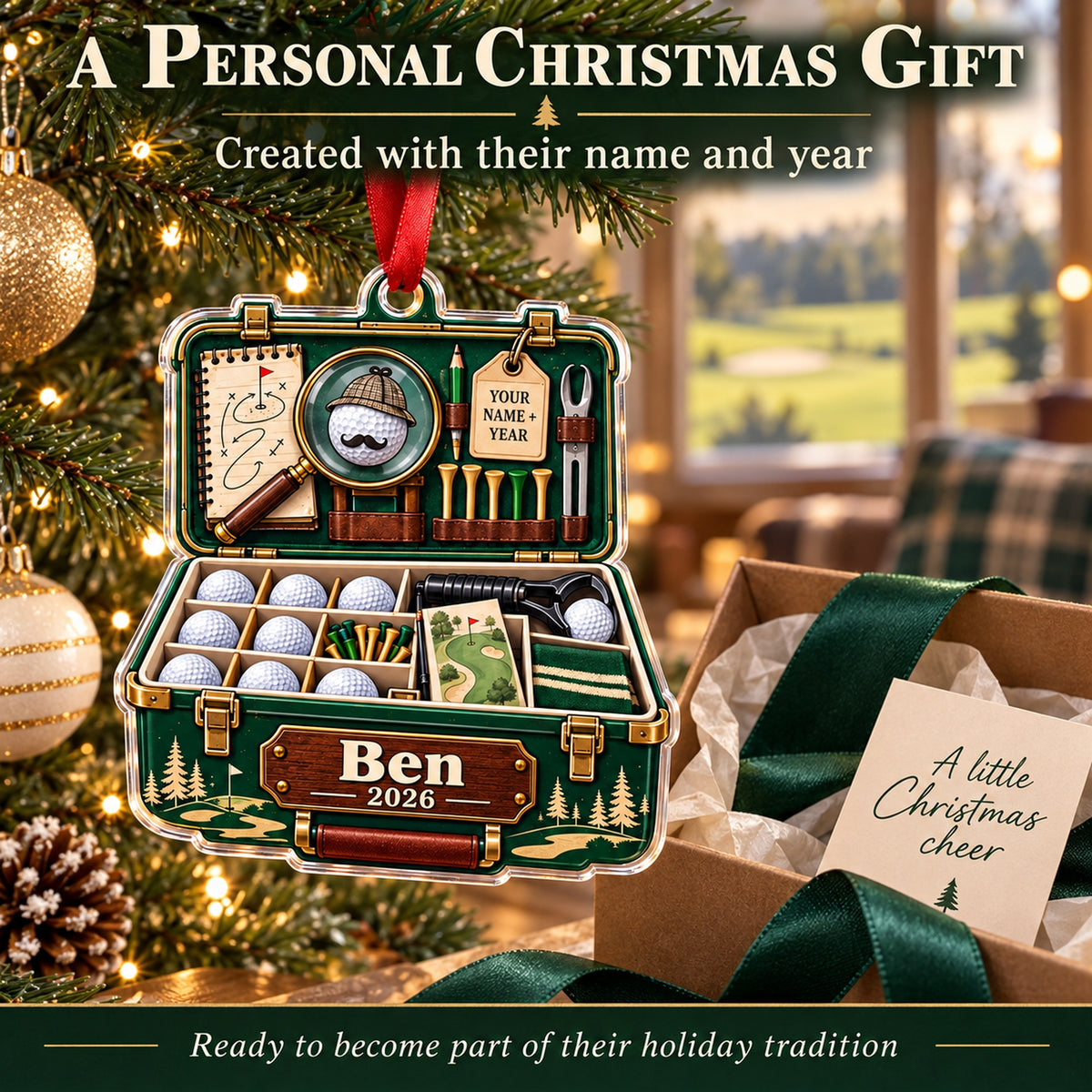 Personalized Lost Ball Detective Kit Acrylic Ornament — Gift inspiration