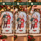 Personalized Miracle Baby First Christmas Advent Calendar with 24 Photo Ornaments