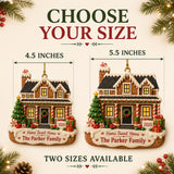 Personalized Gingerbread Home Sweet Home Farmhouse Photo Acrylic Ornament