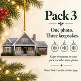 Home ornament Pack 3: every ornament in the pack uses the same photo.