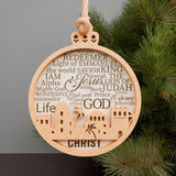 Nativity Scene Ornament SVG – Christian Christmas Craft File | Final