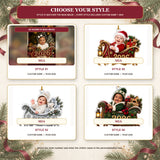 Personalized Santa Sleigh Baby 2026 Photo Ornament - Custom Acrylic Christmas Keepsake - image 9