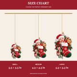 Personalized Baby Stocking Peekaboo 2026 Photo Ornament - Custom Acrylic Christmas Keepsake - image 8