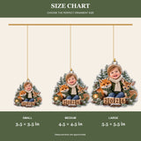 Personalized Woodland Christmas Baby 2026 Photo Ornament - Custom Acrylic Christmas Keepsake - image 8