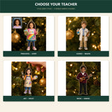 Personalized Kids Teacher Photo Ornament - Custom Acrylic Christmas Keepsake - image 2