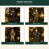 Personalized Kids Pilot Photo Ornament - Custom Acrylic Christmas Keepsake - image 2