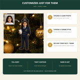 Personalized Kids Pilot Photo Ornament - Custom Acrylic Christmas Keepsake - image 6