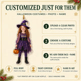 Personalized Kids Halloween Costume Photo Ornament - Custom Acrylic Christmas Keepsake - image 6