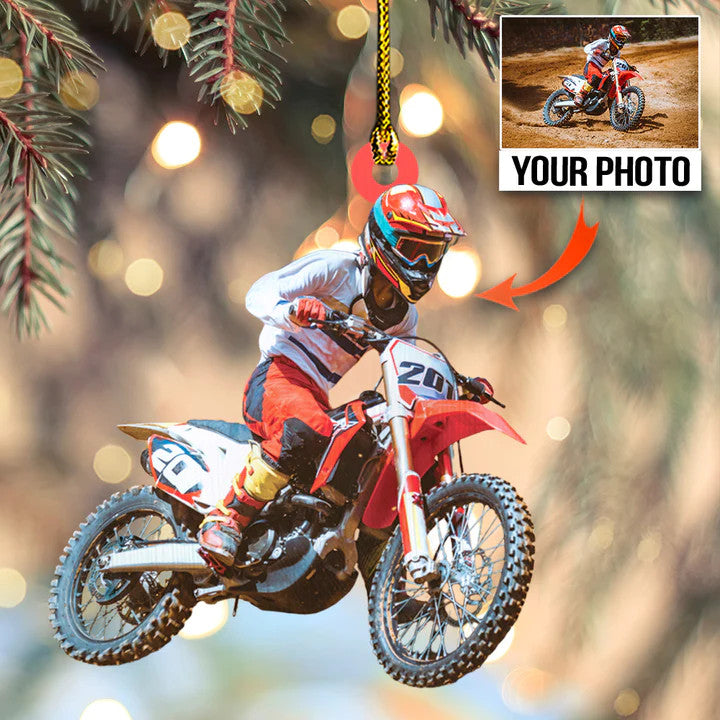 Customized Your Photo Ornament - Personalized Photo Mica Ornament - Christmas Gifts For Bestie, Sister | Sport